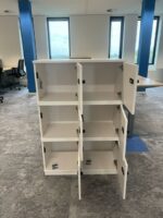 Locker with 6 spaces and Lehmann lock – 80x43xH118 cm, ST04677 - Image 2