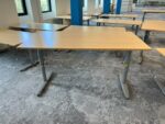 Kinnarps – Electric sit-sit desk with cable management – 160x80xH62-85 cm, ST04679 - Image 4