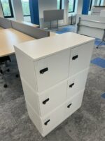 Locker with 6 spaces and Lehmann lock – 80x43xH118 cm, ST04677 - Image 3