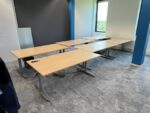 Kinnarps – Electric sit-sit desk with cable management – 160x80xH62-85 cm, ST04679 - Image 5