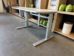 Actiforce - Adjustable sit-stand desk with crank and cable management – 130x80xH70-120 cm, ST04613 - Image 6