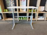 Actiforce - Adjustable sit-stand desk with crank and cable management – 130x80xH70-120 cm, ST04613 - Image 3