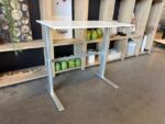 Actiforce - Adjustable sit-stand desk with crank and cable management – 130x80xH70-120 cm, ST04613 - Image 2