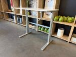 Actiforce - Adjustable sit-stand desk with crank and cable management – 130x80xH70-120 cm, ST04613 - Image 4
