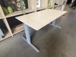 Adjustable desk with crank and cable management – 160x80xH64-86 cm, ST04660 - Image 4