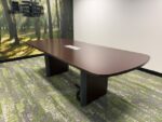 SET - Conference table with power socket 242x106xH75 cm + 4x Orange box chairs, ST04693 - Image 7