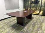 SET - Conference table with power socket 242x106xH75 cm + 4x Orange box chairs, ST04693 - Image 6