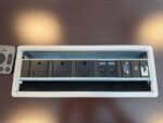 SET - Conference table with power socket 180x106xH75 cm + storage cabinet 120x40xH100 cm, ST04691 - Image 14