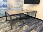 Steelcase - Conference table with power socket – 220x100xH75 cm, ST04695 - Image 2