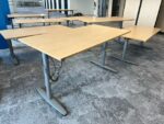Kinnarps – Electric sit-sit desk with cable management – 160x80xH62-85 cm, ST04679 - Image 10