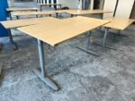 Kinnarps – Electric sit-sit desk with cable management – 160x80xH62-85 cm, ST04679 - Image 7