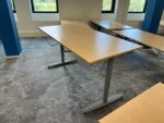 Kinnarps – Electric sit-sit desk with cable management – 160x80xH62-85 cm, ST04679 - Image 6