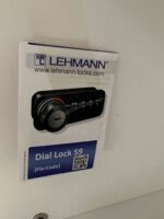 Locker with 6 spaces and Lehmann lock – 80x43xH118 cm, ST04677 - Image 10