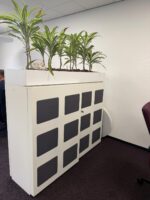 Cabinet with plant - 160x45xH120 cm, ST04773 - Image 3