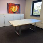Conference table 200x100xH64-86 cm, ST04783