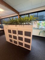 Cabinet with plant - 160x45xH120 cm, ST04773 - Image 5