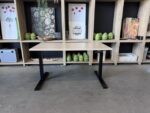 Sit-stand desk adjustable with crank 140x80xH70-116 cm, ST04801