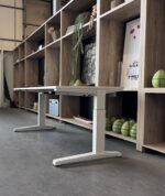 Steelcase - adjustable desk with crank 160x80xH62-93 cm, ST04804 - Image 4