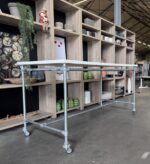Work table on wheels - 198x100xH110 cm, ST04816 - Image 3