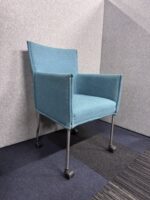 Set of 2 blue chairs, ST04840 - Image 3