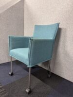 Set of 2 blue chairs, ST04840 - Image 4