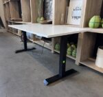 Electric Sit-Stand Desk with cable management - 120/140/160/180x80xH72-121 cm, ST04868 - Image 4