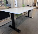 Electric Sit-Stand Desk with cable management - 120/140/160/180x80xH72-121 cm, ST04868 - Image 5