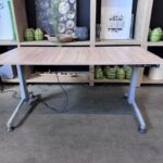 Refurbished - Electric sit-stand desk with cable management and new top -160x80xH72-138 cm, ST04867