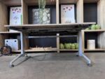 Refurbished - Electric sit-stand desk with cable management and new top -160x80xH72-138 cm, ST04867 - Image 3