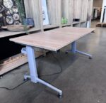 Refurbished - Electric sit-stand desk with cable management and new top -160x80xH72-138 cm, ST04867 - Image 5