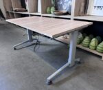 Refurbished - Electric sit-stand desk with cable management and new top -160x80xH72-138 cm, ST04867 - Image 7