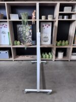 Whiteboard on wheels - double side and magnetic -165,5/150x66,5x-H100/197cm, ST04860 - Image 5