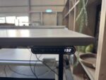 Electric sit-stand duo desk with with socket - 165-157.5 x 180.5 - 74.5 x H 66-132 cm, ST04855 - Image 10
