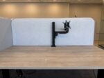 Electric sit-stand duo desk with cable managemen, socket and monitor arm 160x80xH64.5-130 cm, ST04876 - Image 7