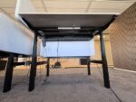 Electric sit-stand duo desk with cable managemen, socket and monitor arm 160x80xH64.5-130 cm, ST04876 - Image 11