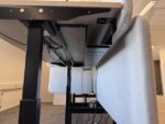 Electric sit-stand duo desk with cable managemen, socket and monitor arm 160x80xH64.5-130 cm, ST04876 - Image 12