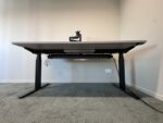 Electric Sit-Stand Desk with cable tray, power socket and monitor arm 173x80x64,5-129,5, ST04875 - Image 3