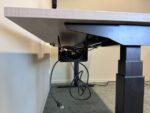 Electric Sit-Stand Desk with cable tray, power socket and monitor arm 173x80x64,5-129,5, ST04875 - Image 9