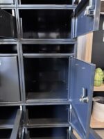 Metal mail sorting cabinet – 27 compartments - 88.5×38.5×179–181.5 cm, ST04838 - Image 5